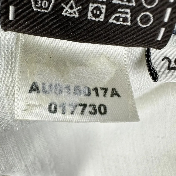 7 Seven For All Mankind 7FAM Jeans Womens 26 Beige Blue Metallic Coated Skinny* - Picture 16 of 16